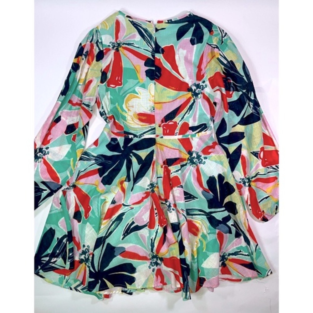 Walter Baker Hannah Floral Dress w/ Cut Out Details (Size: 12) - Picture 5 of 7